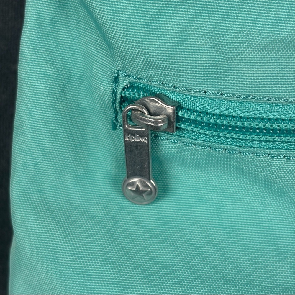 EUC Kipling Alvar multi-pocket Crossbody Bag in Mint Green Perfect condition! - Picture 9 of 15